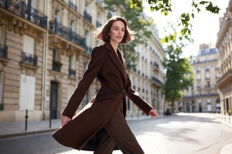 Colors that the Chicest French Women are Wearing with Chocolate Brown.